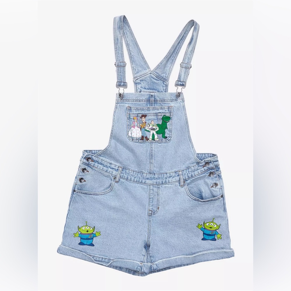 GUC Her Universe Disney Pixar Toy Story Characters Denim Overalls Size XL